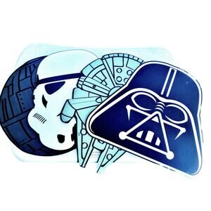 Star Wars Placemats Set Darth Vader Stormtrooper Millennium Falcon Death Star